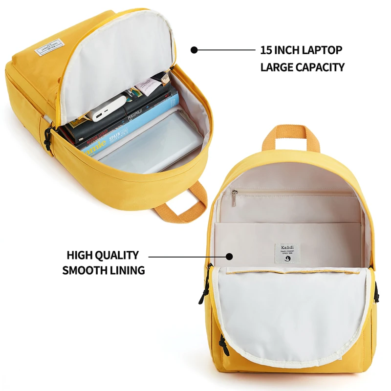 Сумка KALIDI для ноутбука женская модная Водонепроницаемая тканевая Сумочка