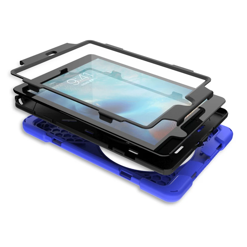 Чехол для iPad Air 2 6 A1566 A1567 вращающаяся подставка/ремешок рук сверхмощный