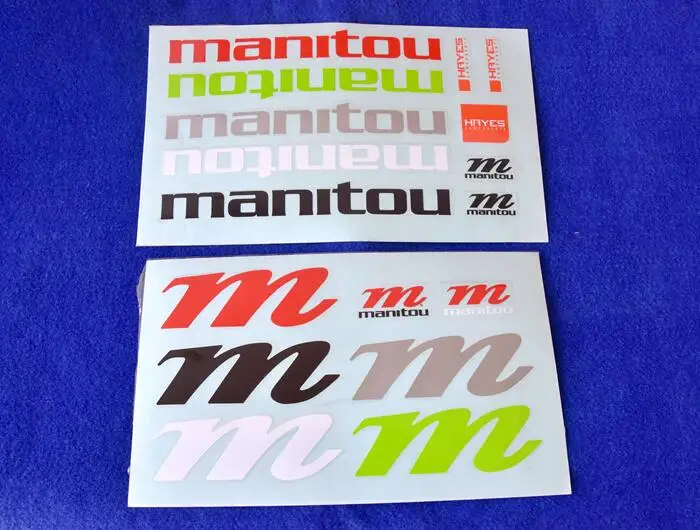 Наклейка для передней вилки велосипеда Manitou водонепроницаемая наклейка горного