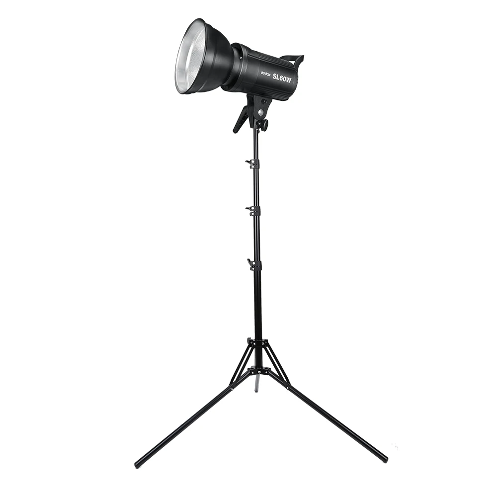 2x Godox SL 60W 60Ws 5600K Studio LED непрерывный свет для фото и видеосъемки + 2x1 8 m Light Stand 2x60x90cm