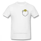 Новинка, леопардовая футболка Gecko с карманами для рептилий, Мужская футболка в стиле хип-хоп, модная уличная одежда, футболка с круглым вырезом