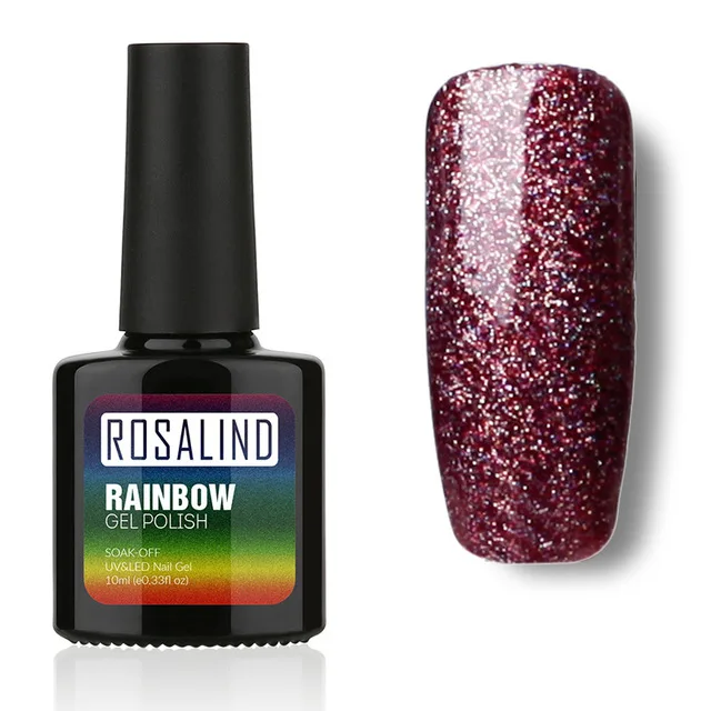 R05 ROSALIND 10 мл УФ гель лак для ногтей цвета ногтей гель для ногтей лак для ногтей Vernis Полупостоянный акриловый Гибридный гель Лаки верхнее покрытие - Цвет: R05