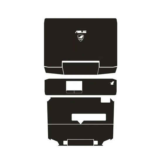 Наклейка для ноутбука защитная пленка из углеродного волокна ASUS G53 G53SW G53SX 15 6