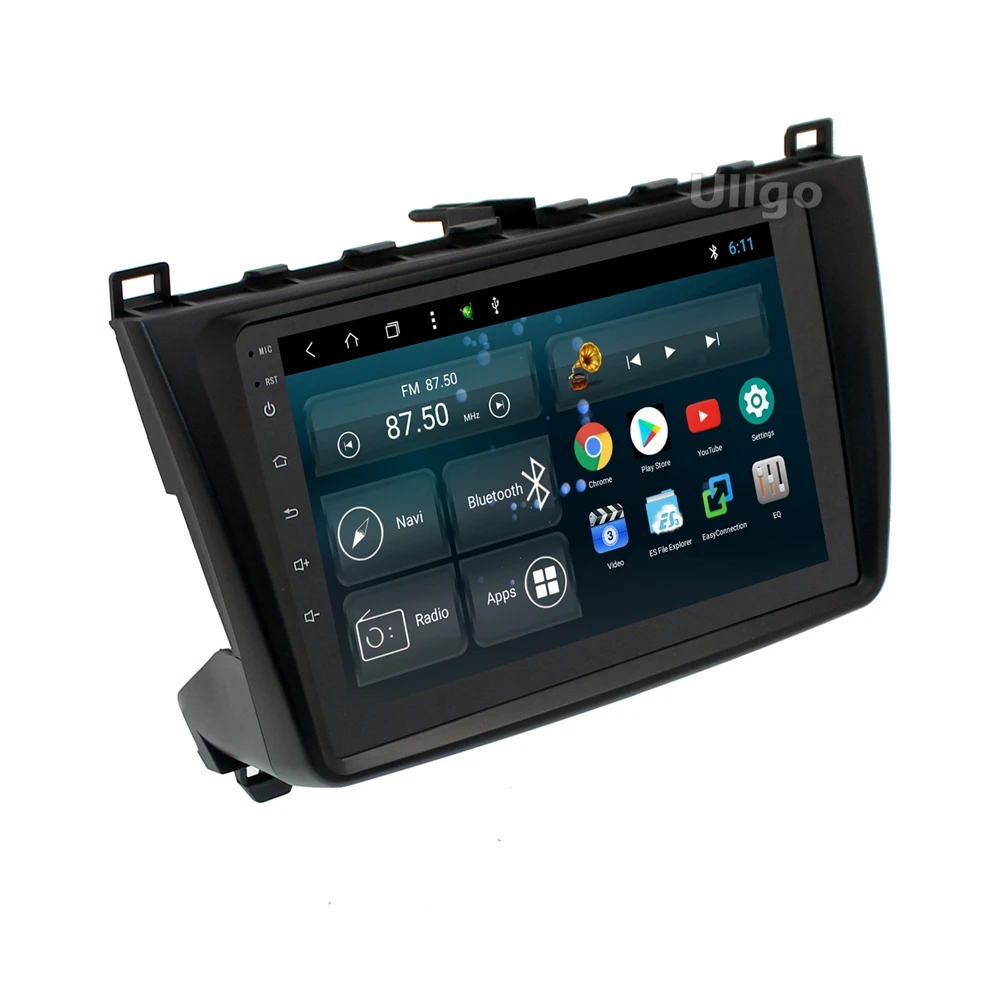9 дюймов Восьмиядерный Android автомобильный головный блок для Mazda 6 2008 2012 Авторадио