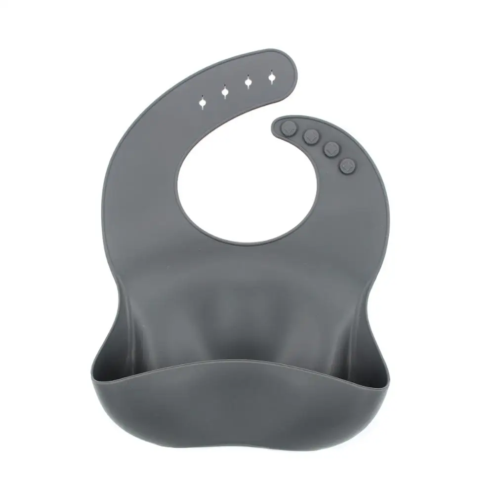 Soft Silicone Wipe Clean Waterproof Baby Bibs | Детская одежда и обувь