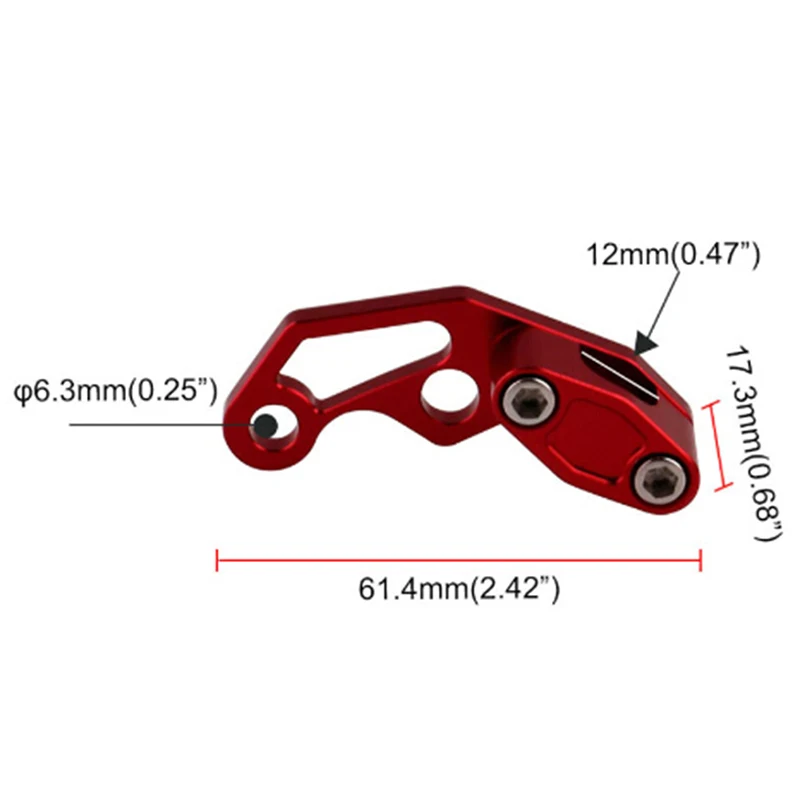 

Hot sale 1pc CNC Aluminum Black/Red/Blue Motorcycle Brake Line Clamps