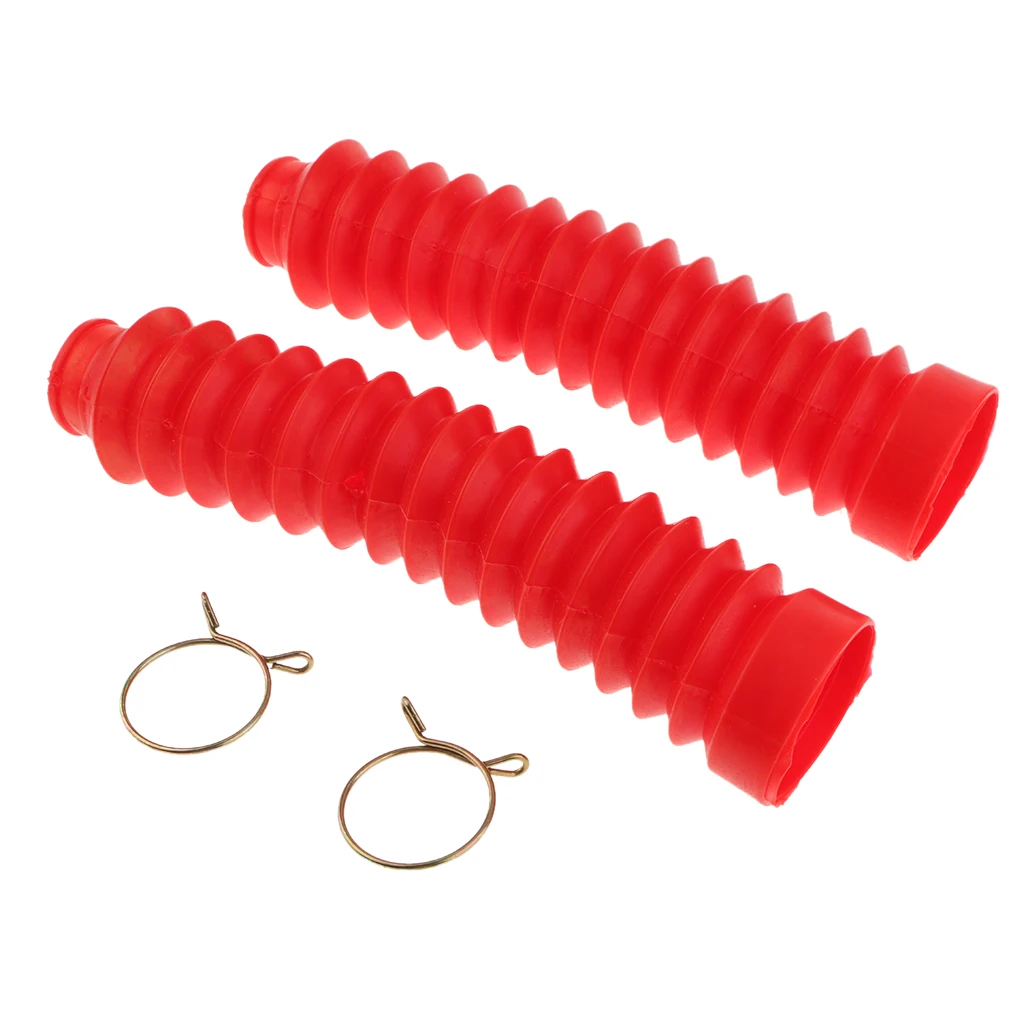 

2Pcs Front Fork Shock Absorber For Motorcycle 210mmx42mmx25mm - Red