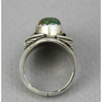 fashion retro setting retro pine stone ring simple jewelry gift size 6 10