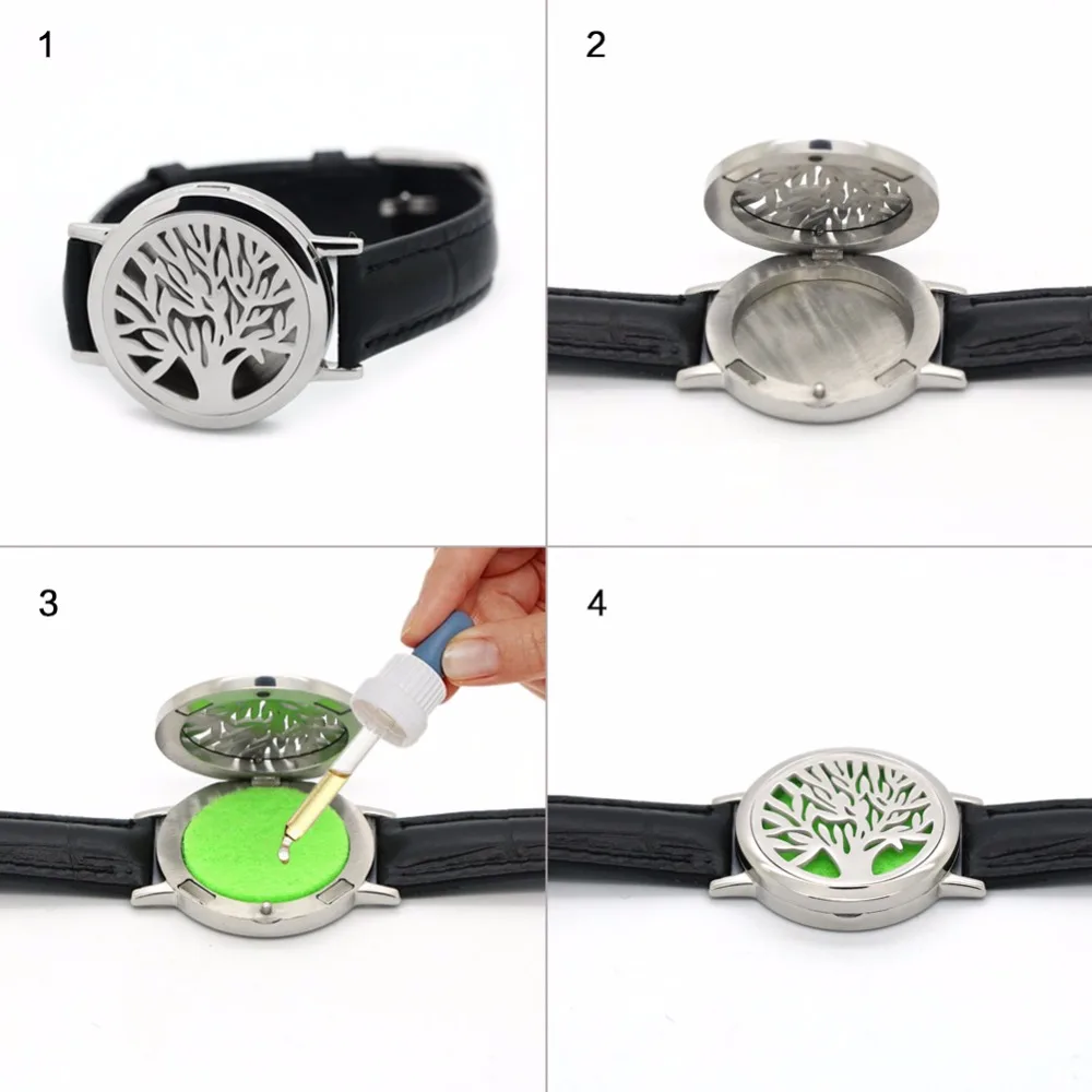 Браслет BOFEE с рассеивателем эфирного масла украшение из искусственной кожи|leather