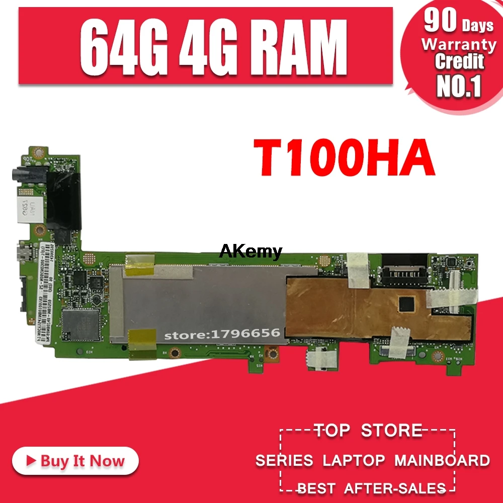 T100HA материнская плата 4G RAM 64G SSD для For Asus T100H T100HN T100HAN ноутбука Материнская Тест 100%