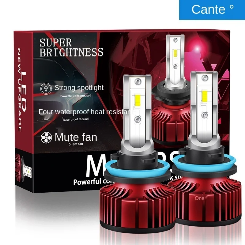 

2Pcs 200W 20000LM 2 CSP Canbus 9005 9006 HB3 HB4 H3 H1 H8 H7 LED H4 H11 H9 LED car headlight super bright 6000K