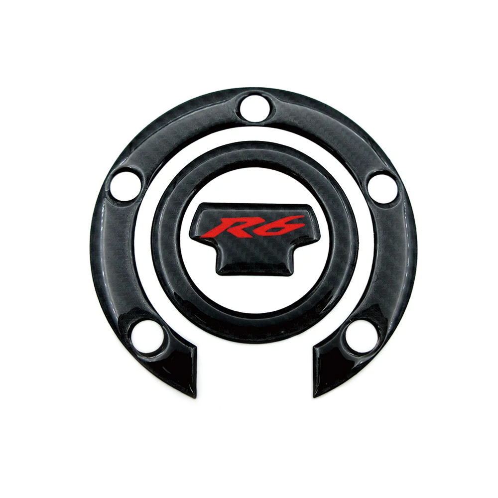 Наклейка на бак для Yamaha YZF R6 YZFR6 YZF600 2003 2004 2005 масляная и газовая крышка тройной
