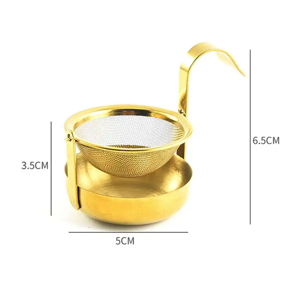 

1pc Creative New Tea Infuser With Handle Tea Filter Non-Slip Accessories Simple Drinkware