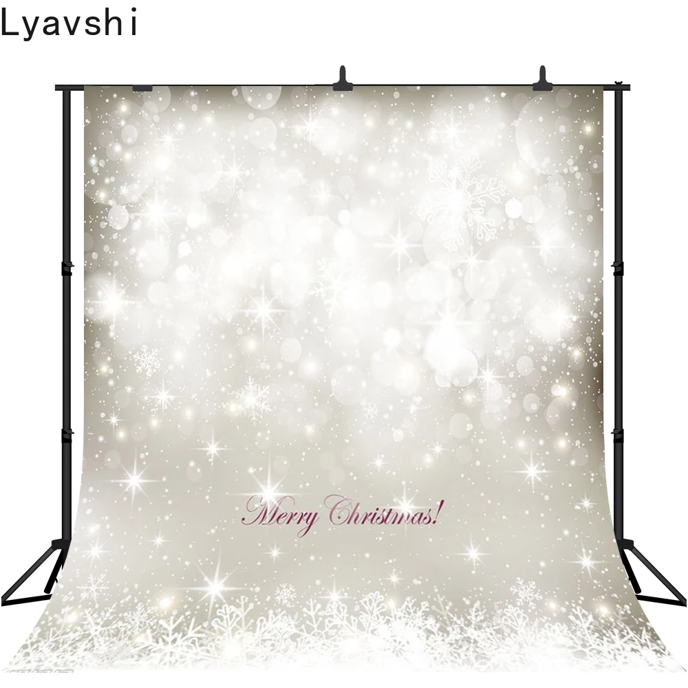 

Lyavshi Рождество фон мигающими звездами снег размытым фоны боке для фотографий новорожденных фотографии фонов фото студия реквизит для фотог...