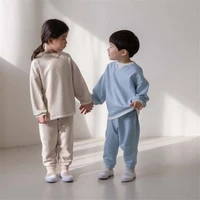 girls boys clothing suits sweatshirts pants 2021 new spring autumn kids teenagers outwear kids cotton tracksuit sport suits