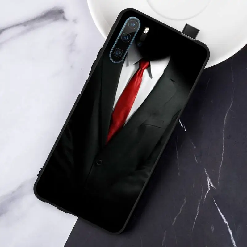 

Man Suit Shirt Tie lion Phone Case For Huawei honor Mate P 10 20 30 40 Pro 10i 9 10 20 8 x Lite