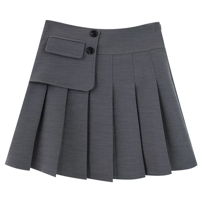 

Pleated skirt half skirt women 2021 autumn and winter new Korean version of the high waist a word shows a thin temperament in a