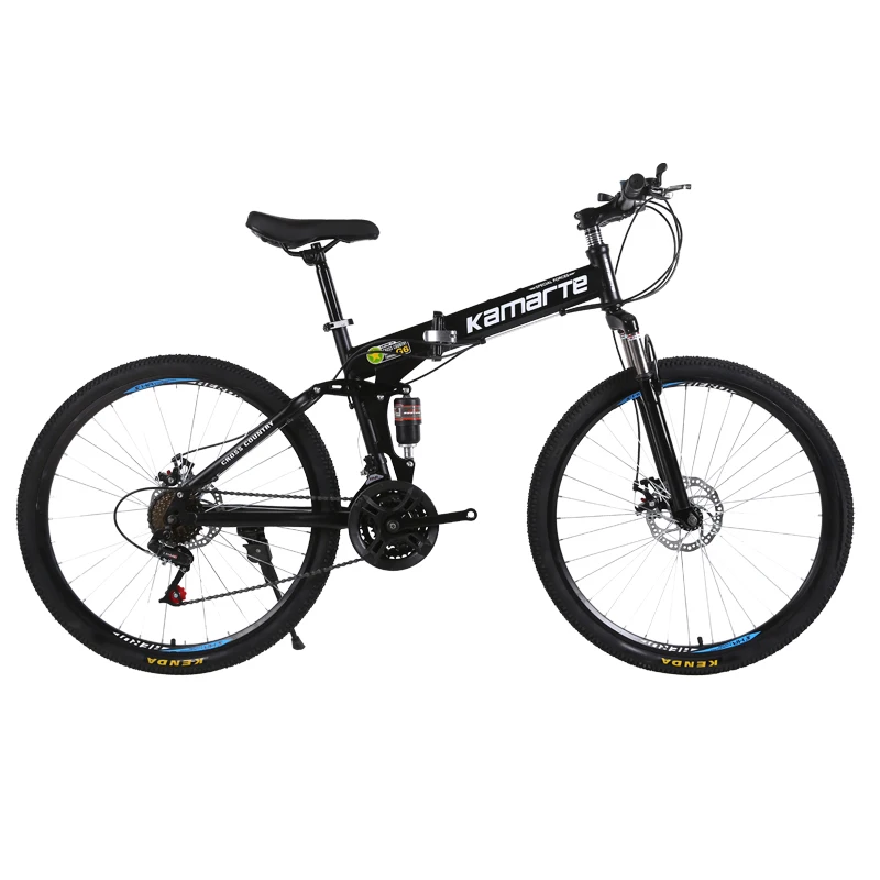 26 inch black 27 скоростей горный велосипед дешевый взрослый спиц колеса Горный велосипед складной горный велосипед 24/26 дюймов велосипед - Цвет: 26 inch black
