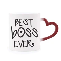 best boss ever office worker words quotes morphing mug heat sensitive red heart cup
