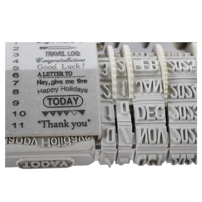 Резиновый даточный ролик с надписью и датой для самостоятельной сборки | Дом сад