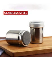 magnetic spice jar stainless steel seasoning pot set household seasoning bottle cup magnetic tank with stickers kitchen tools