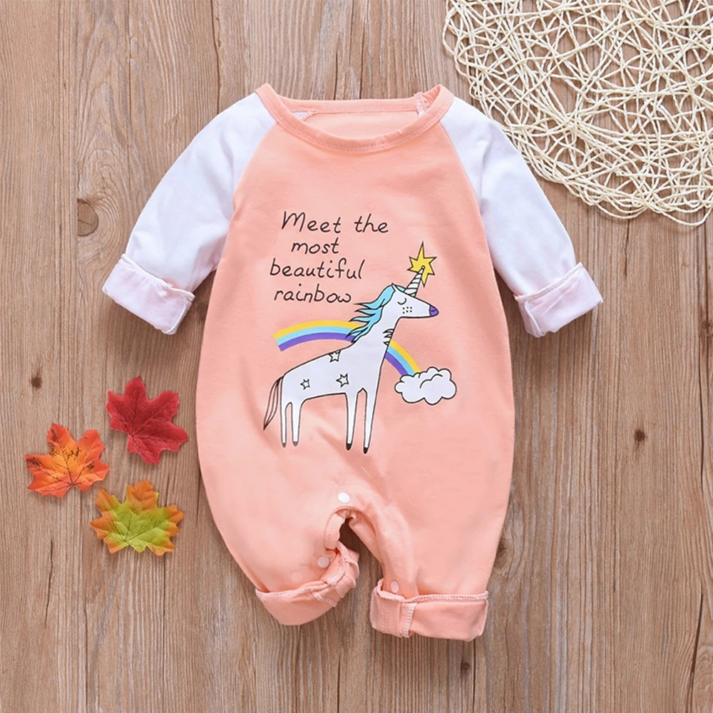 Для младенцев для новорожденных маленьких мальчиков и девочек с принтом