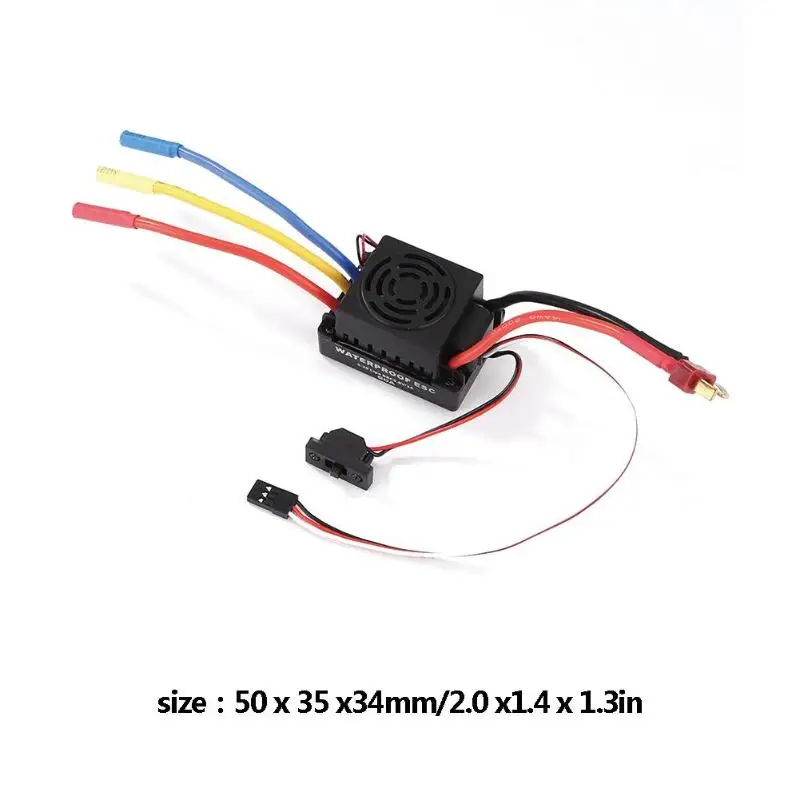 60A водонепроницаемый ESC+ бесщеточный двигатель+ программирующая карта комбо набор генераторных деталей для RC автомобильные аксессуары
