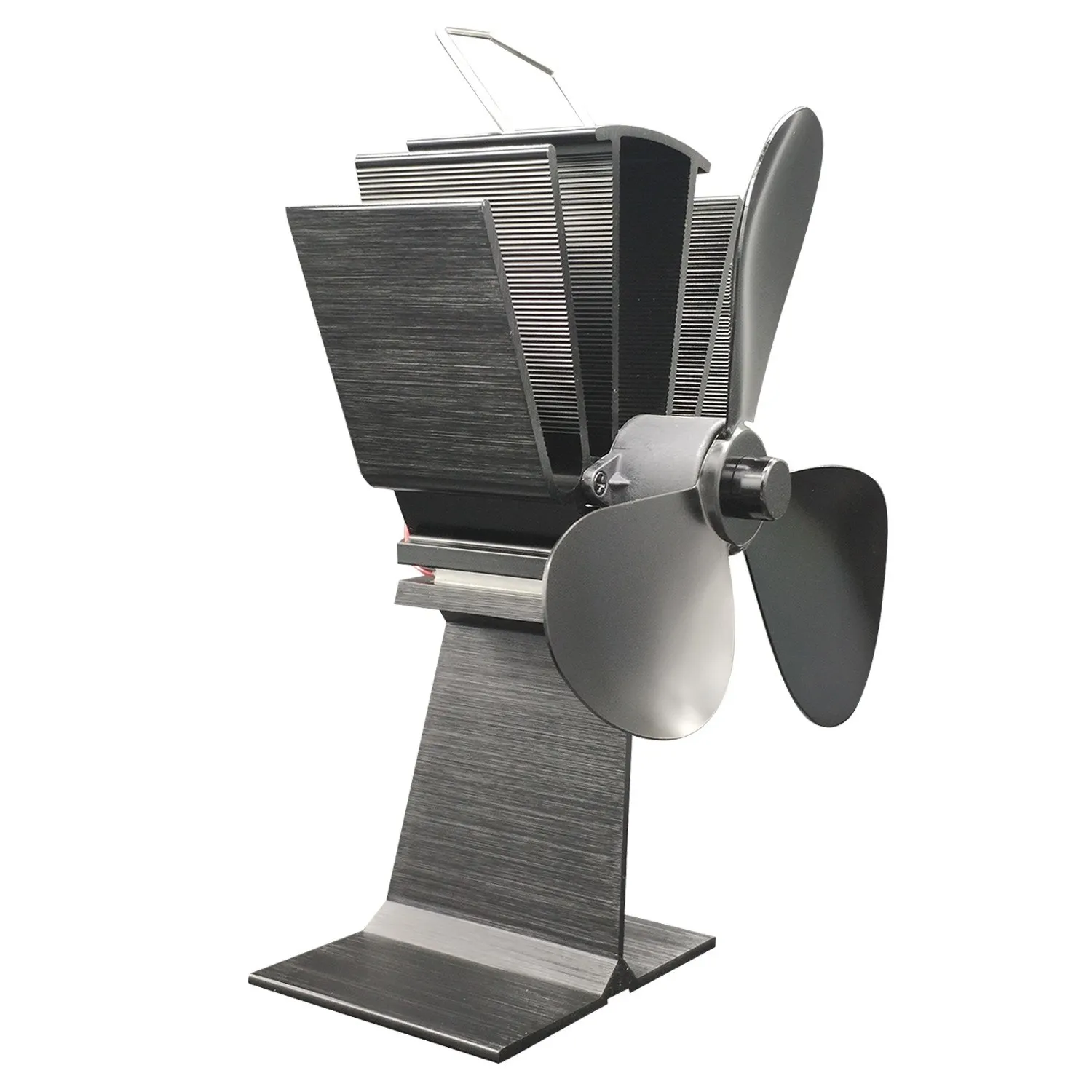 3 Лопасти вентилятор для печи работающий от тепловой энергии Ультра тихий камин