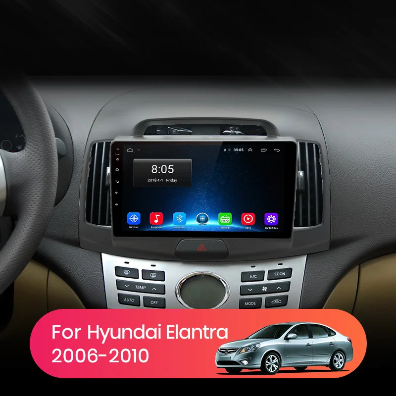Автомагнитола AWESAFE PX9 для Hyundai Elantra 2006 2007 2008 2010 мультимедийный видеоплеер с GPS
