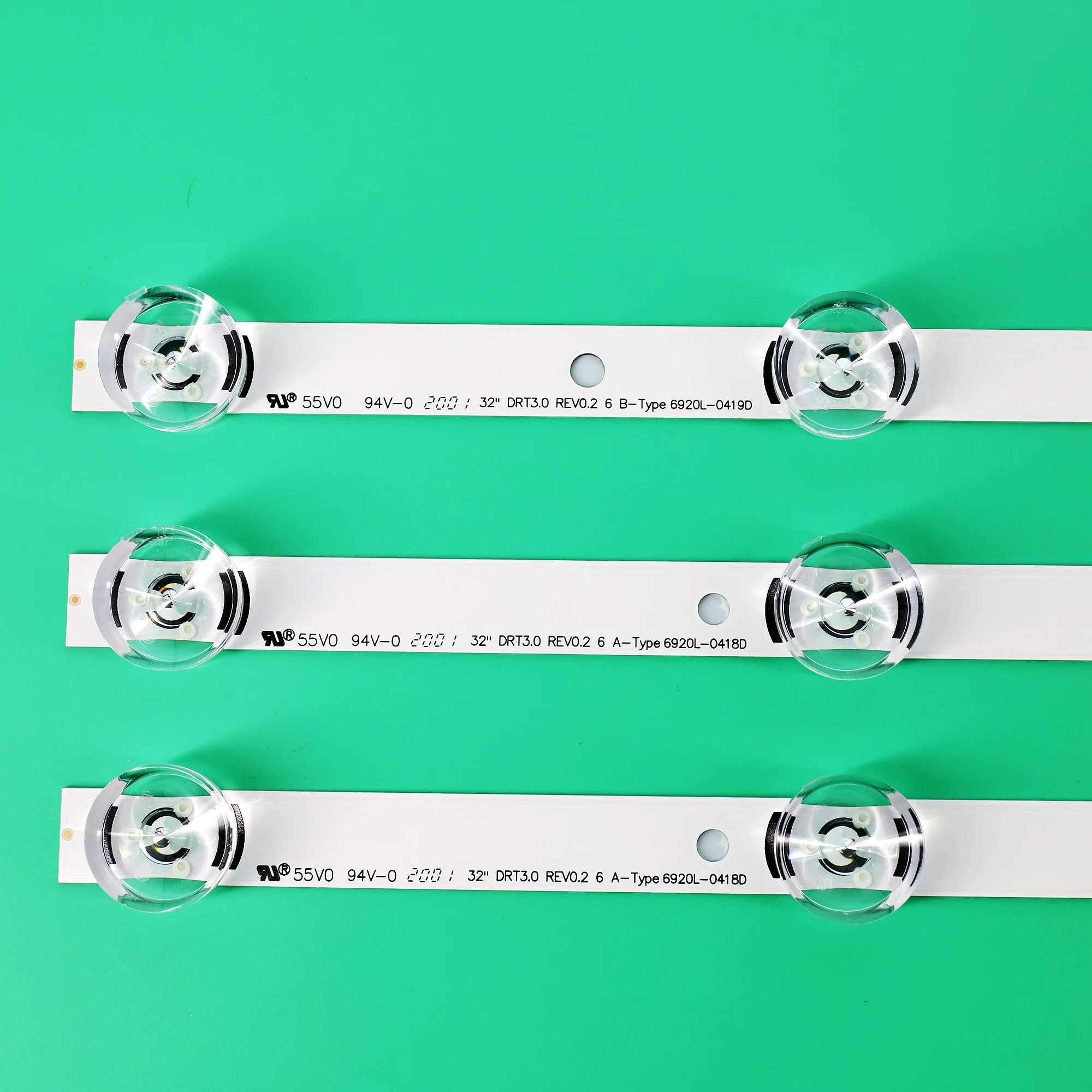 

New 3 PCS*6LED 590mm LED backlight strip bar compatible for LG 32LB561V UOT A B 32 INCH DRT 3.0 32 A B 6916l-2223A 6916l-2224A
