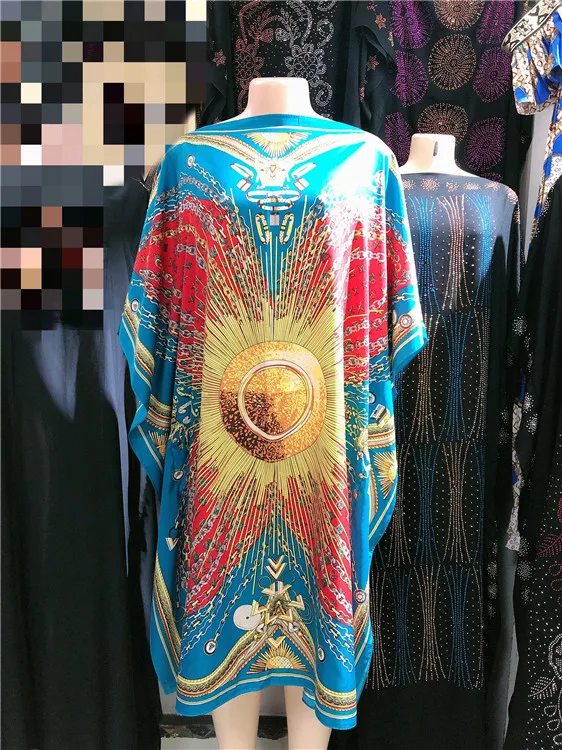 Длина платья: 100 см обхват груди: 140 африканская Дашики новый модный дизайн