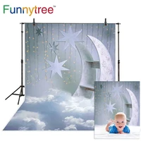 funnytree comunion photo background photography studio sky moon fairy tale child baby shower star backdrop photophone photozone