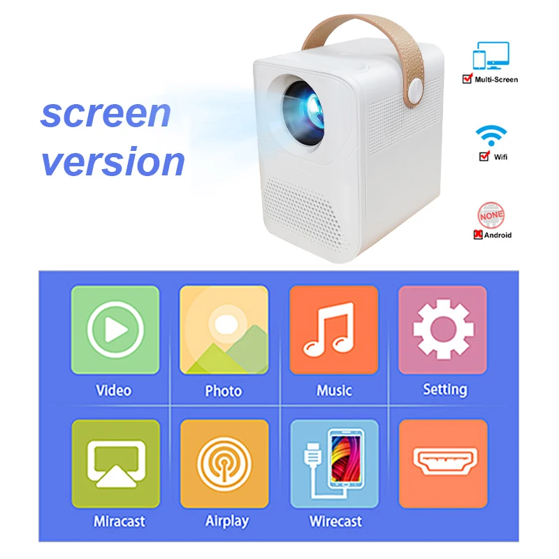 

Projector 1080P Full Hd Android Wifi Mini Projector For Home ET30 Theater 4K Viedo Beamer Portable Led For Smartphone PR45201