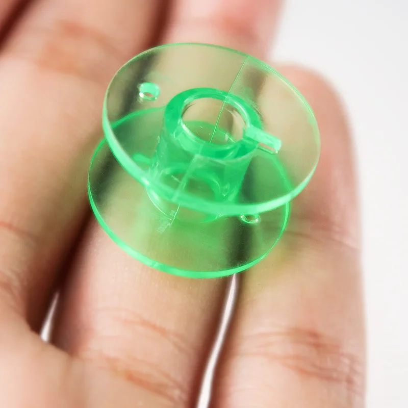 10 шт./компл. прозрачный катушки для швейных машин Пластик Швейные шпульки нитки