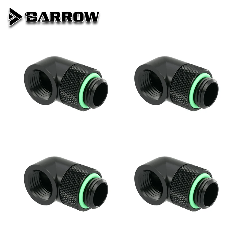 Переходник для жесткой трубки с вращением на 90 градусов G1/4 '' поворотные