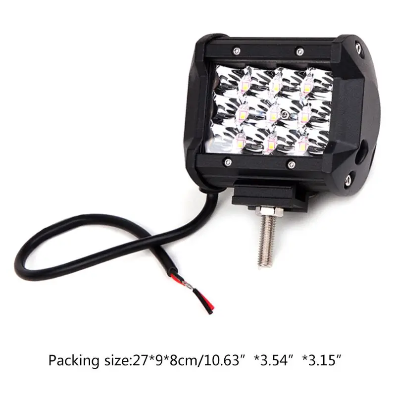 

2 шт. 4 дюйма 36 Вт Светодиодный светильник IP67 двухцветная Стробоскопическая Светодиодная панель 12 В для внедорожников