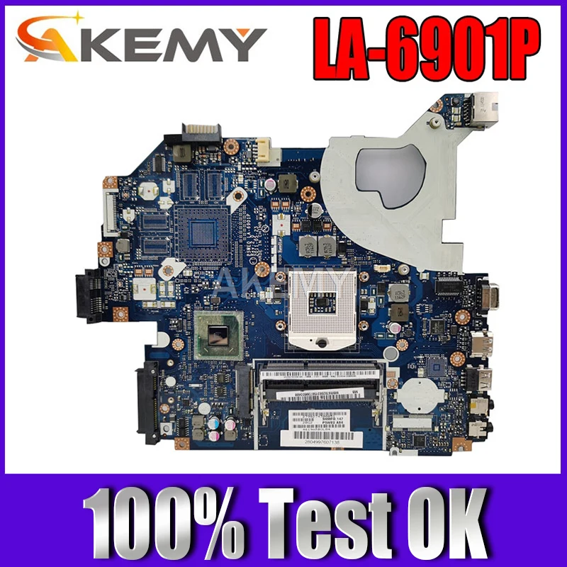 

Laptop motherboard For Acer Aspire 5750 5750G 5755 5755G PC Mainboard P5WE0 LA-6901P tesed DDR3