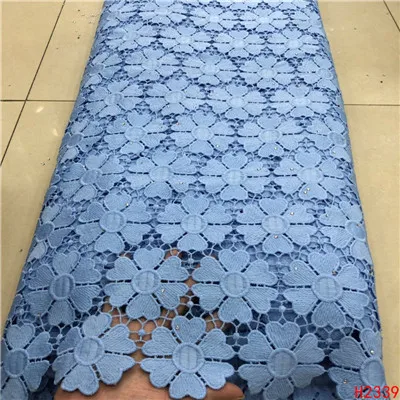 Tissu africain broderie coton нигерийский шнур кружевной ткани высокое качество Гипюр Вышивка Французская ткань кружево для вечернего платья - Цвет: As Picture
