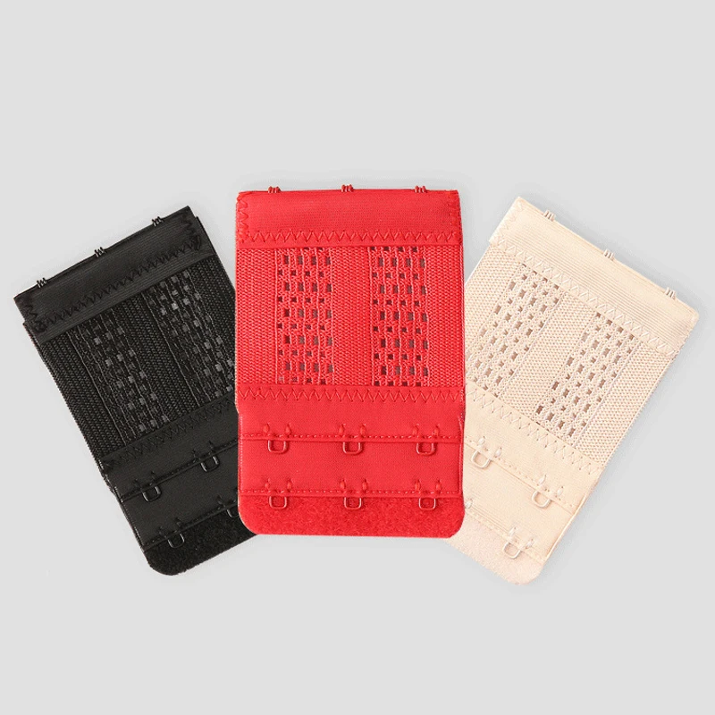 

3/4PCS Bra Extenders Strap Sets Buckle Extension 2 Hooks Clasp 3 Rows Straps Bra Strap Extender Women Intimates Accessories