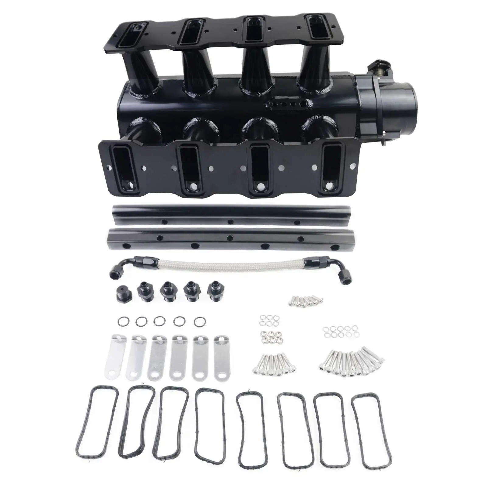 

AP02 LS1 LS2 LS6 92mm Black Intake Manifold w/ Throttle Body For Cadillac Chevy Saab