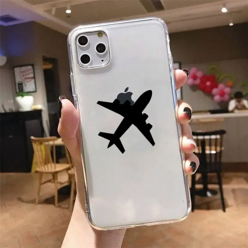 

World Map Travel fashion Phone Case Transparent soft For iphone 5 5s 5c se 6 6s 7 8 11 12 plus mini x xs xr pro max