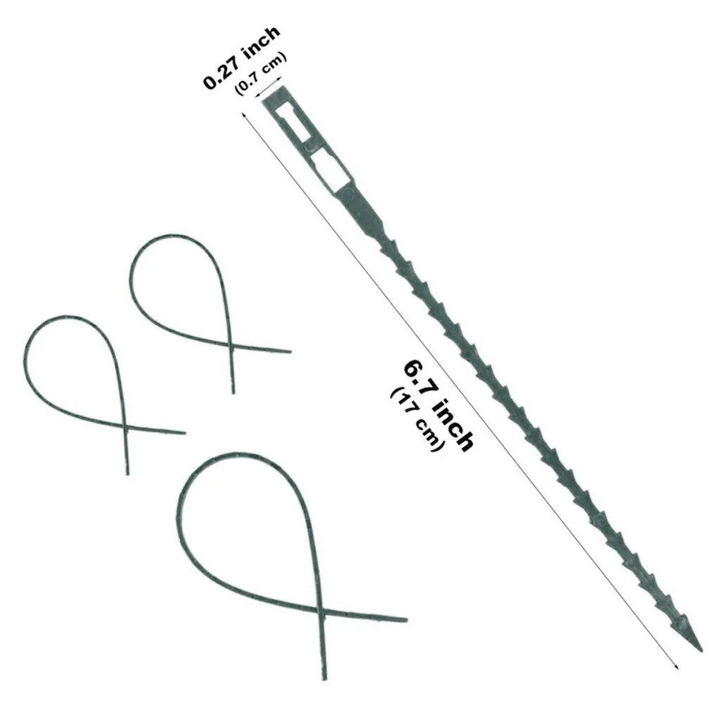 Зеленый Садовый галстук для обмотки растений горшков Марка садовый инструмент