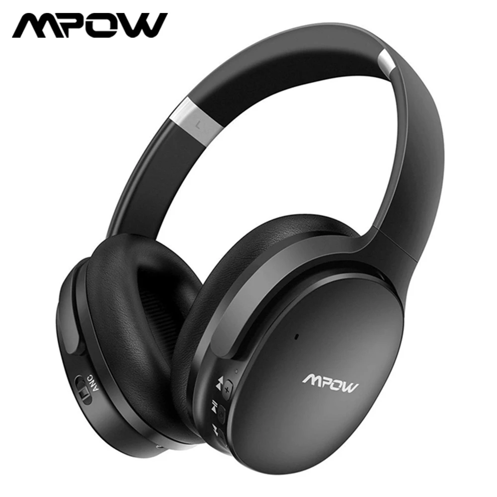 Музыкальные наушники Mpow H10 улучшенная беспроводная гарнитура складные с 25 часами
