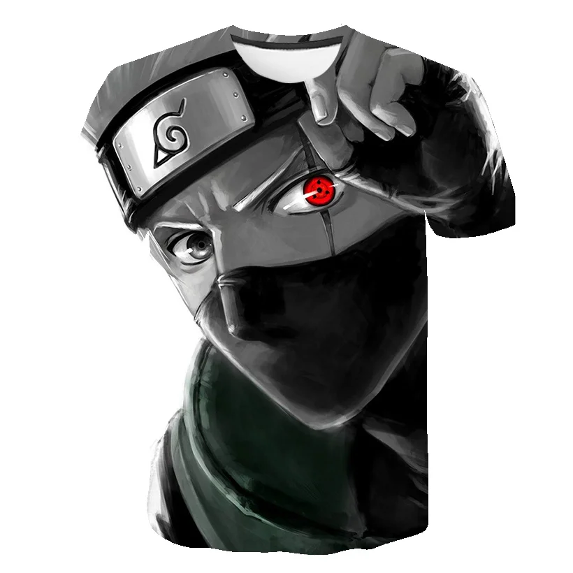 

Harajuku Men's Printed Unisex Short Sleeve T shirt Cool Cartoon Anime Casual Male Hip Hop Loose Streetwear Tops