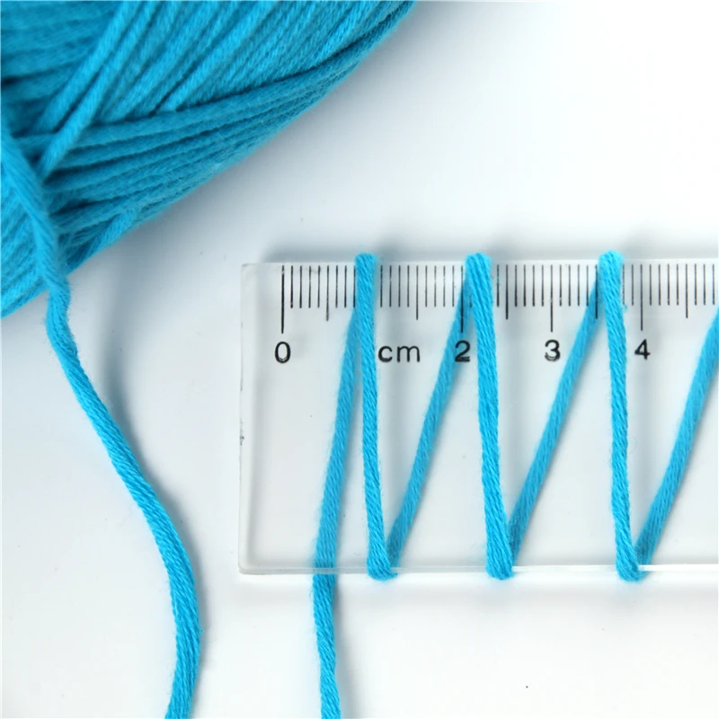 10 шт. чесаный толстой пряжи вязаный детский свитер куклы 8 граф 100% органических