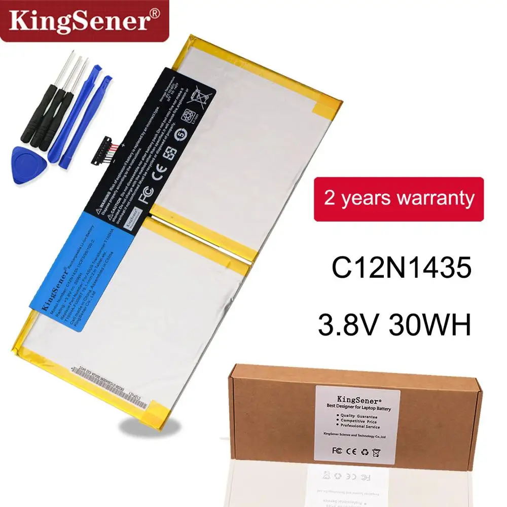 KingSener C12N1435 Аккумулятор для ноутбука ASUS T100HA T100HA-FU006T 10,1 дюймов 2 в 1 сенсорный экран планшета Батарея 3,8 V 30WH