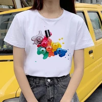 women t shirt 3d nail polish printed female tshirt cute printed top female harajuku graphic t shirt o neck aesthetics tshirt