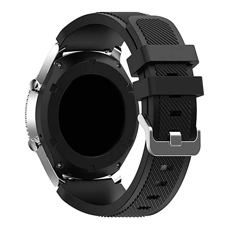 Ремешок 22 мм для samsung gear S3 Frontier/Classic/Galaxy Watch 46 мм/huawei Watch GT 46 мм/Ticwatch pro/S2/E2 силиконовый спортивный ремешок