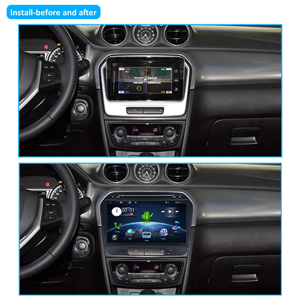 10," Android 9,0 автомобильный DVD PC мультимедийный dvd-плеер gps Navi Стерео Радио подходит для SUZUKI GRAND VITARA 3g wifi BT