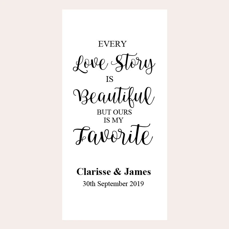 Индивидуальный подарок на свадьбу или годовщину каждая история любви Красивая